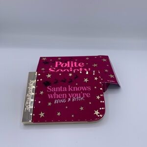 Polite Society Eyeshadow Palette, Santa Knows...